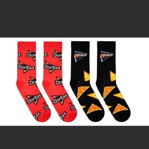 2 Pair Doritos Chips Socks